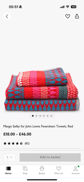 Has anyone bought nice towels recently ?