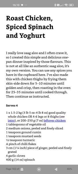 Roast chicken sides ...