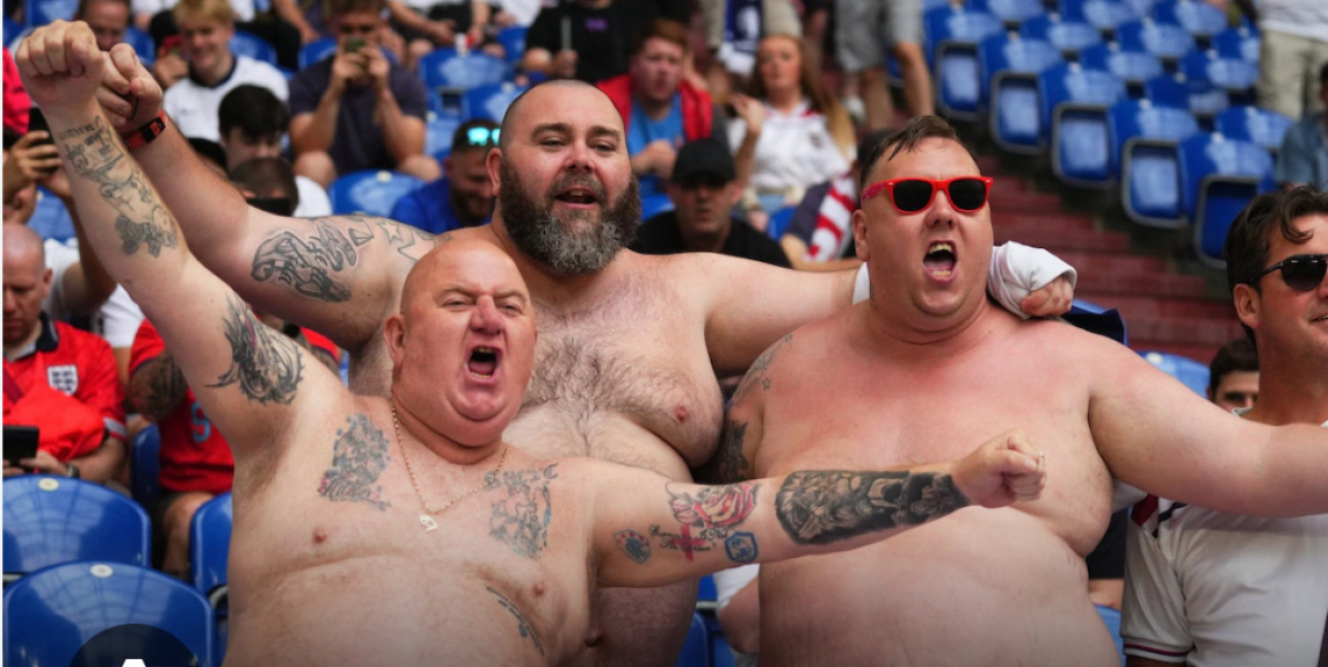 Men get their moobs out in protest at the Supreme Court ruling at the Scottish Parliament.