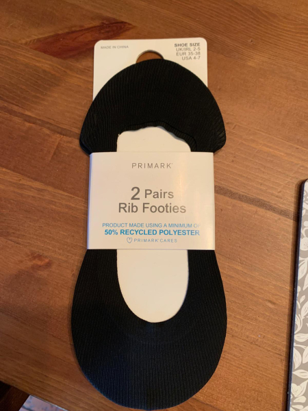 Footsies for ballerina type shoes that don't come off at the heel