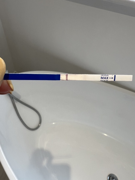 Very faint line or no line?