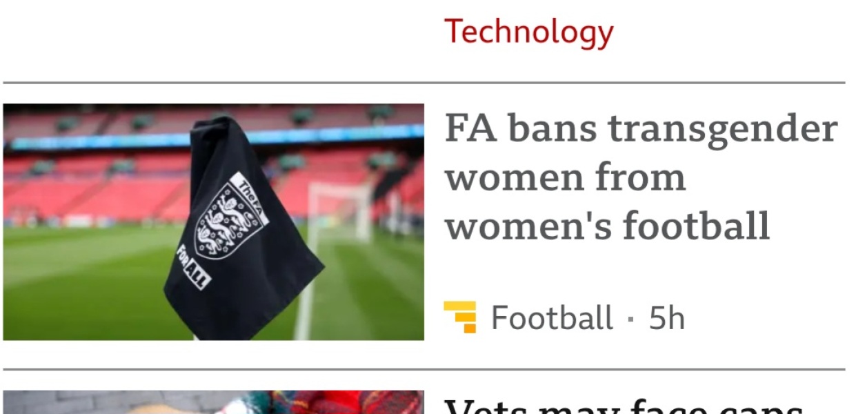 FA to ban men from womens football