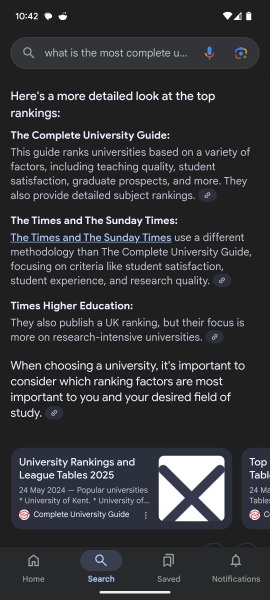 AIBU to think going to an RG university means absolutely nothing