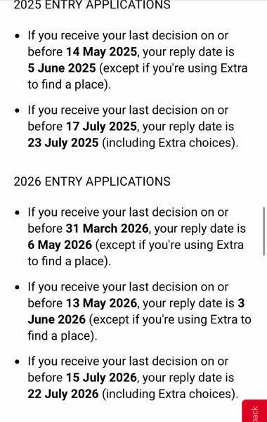 Deferred entry UCAS deadline question