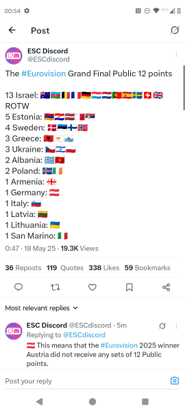 Eurovision Final 2025 Thread 3