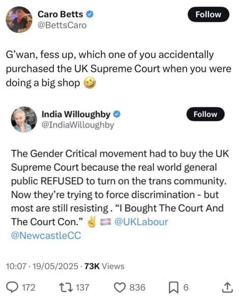 India's outburst to JKR 'I will always be more of a woman than you.'