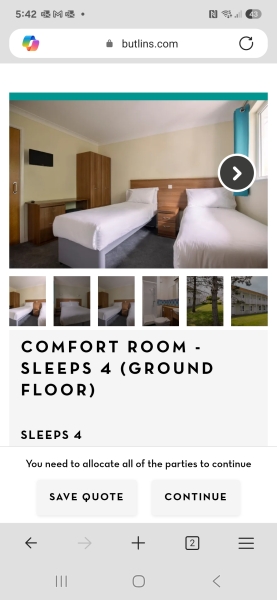 WWYD - Butlins - no accommodation for disabled parents so they had to come home
