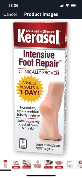 foot skin softening gel....