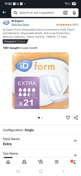 Incontinence issues, advice needed.