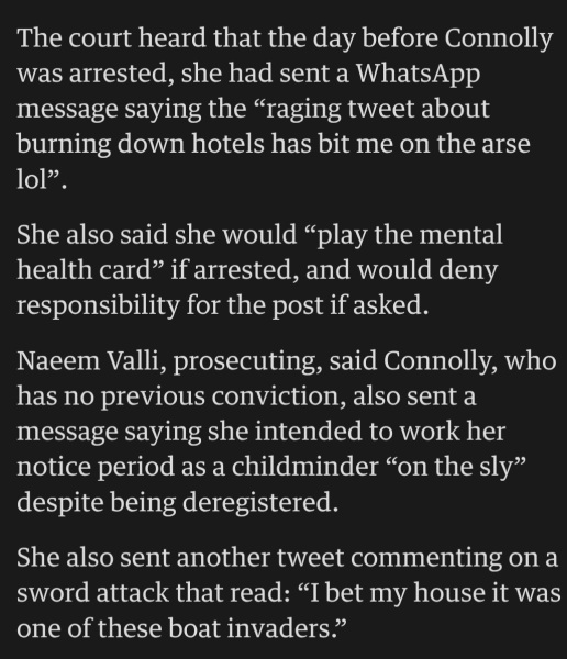 Lucy Connolly appeal rejected