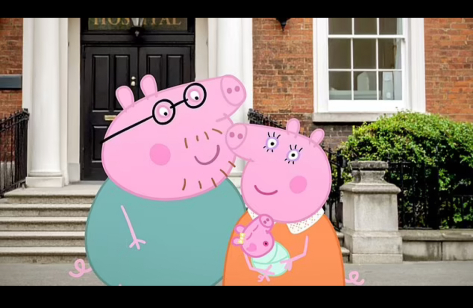 Mummy Pig has given birth!