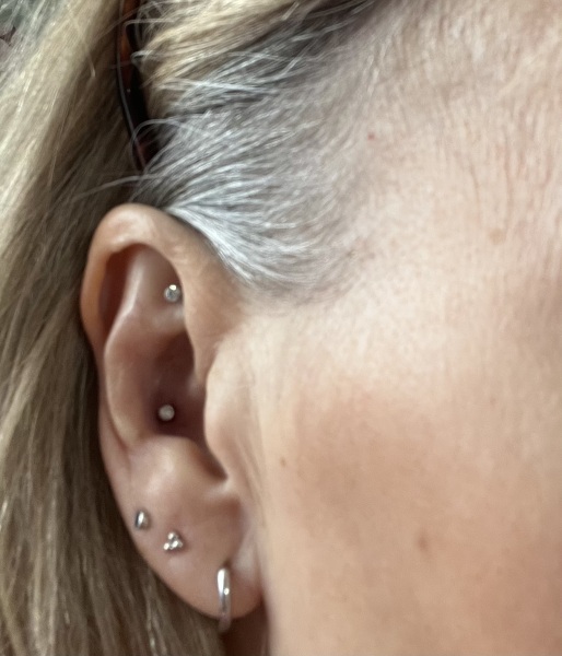 Conch piercing