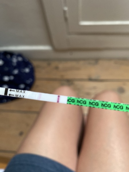 Strip test line in wrong place