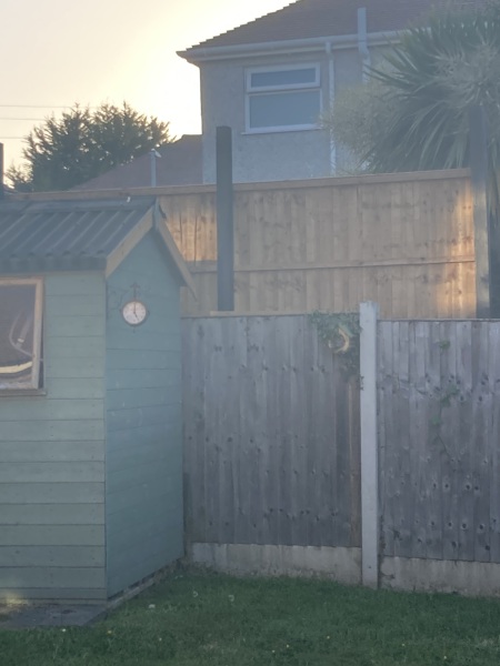 They’ve attached a GIANT fence… to MY fence !!