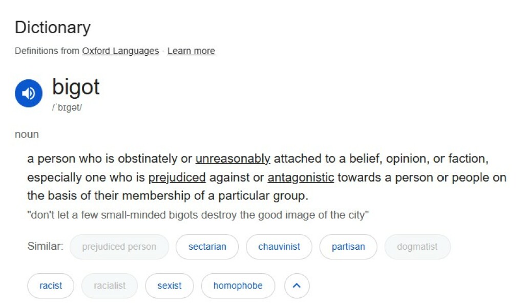To think it's unacceptable to say you don't like children?