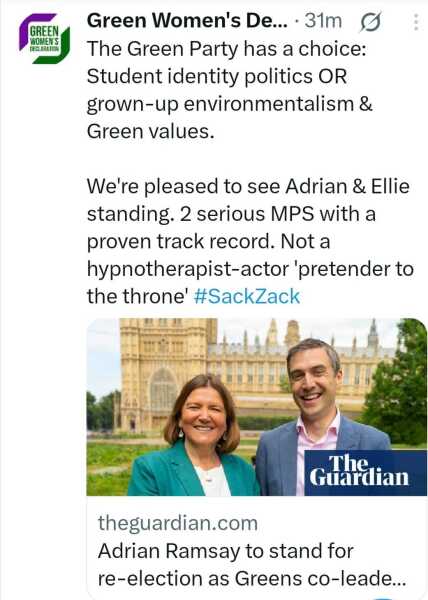 Greens internal drama warms up