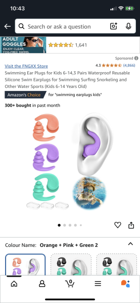 Best swimming earplugs for toddlers?