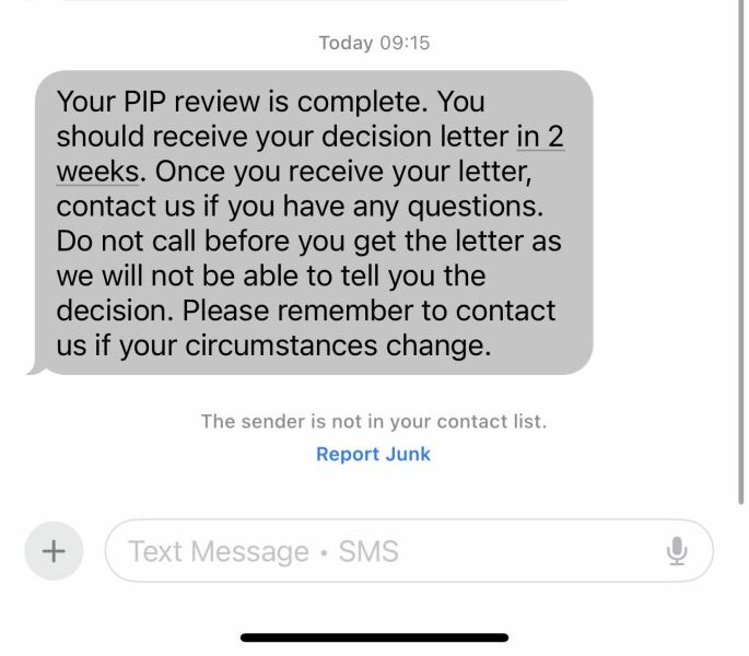 PIP REVIEW, STILL WAITING!