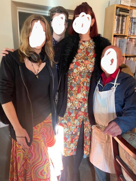 Very very tall daughter