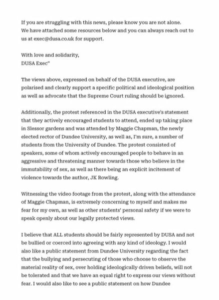 Dundee uni whistleblower