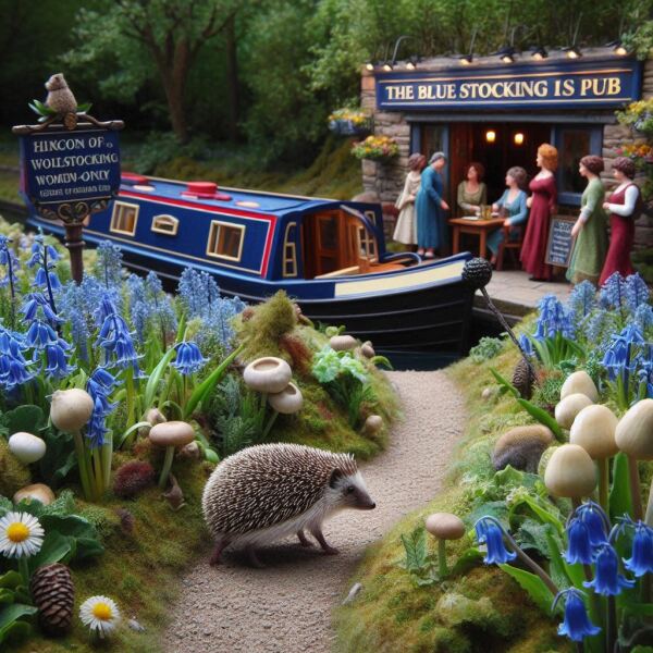 The Bluestocking Women's Pub, where brains can exist in a single state