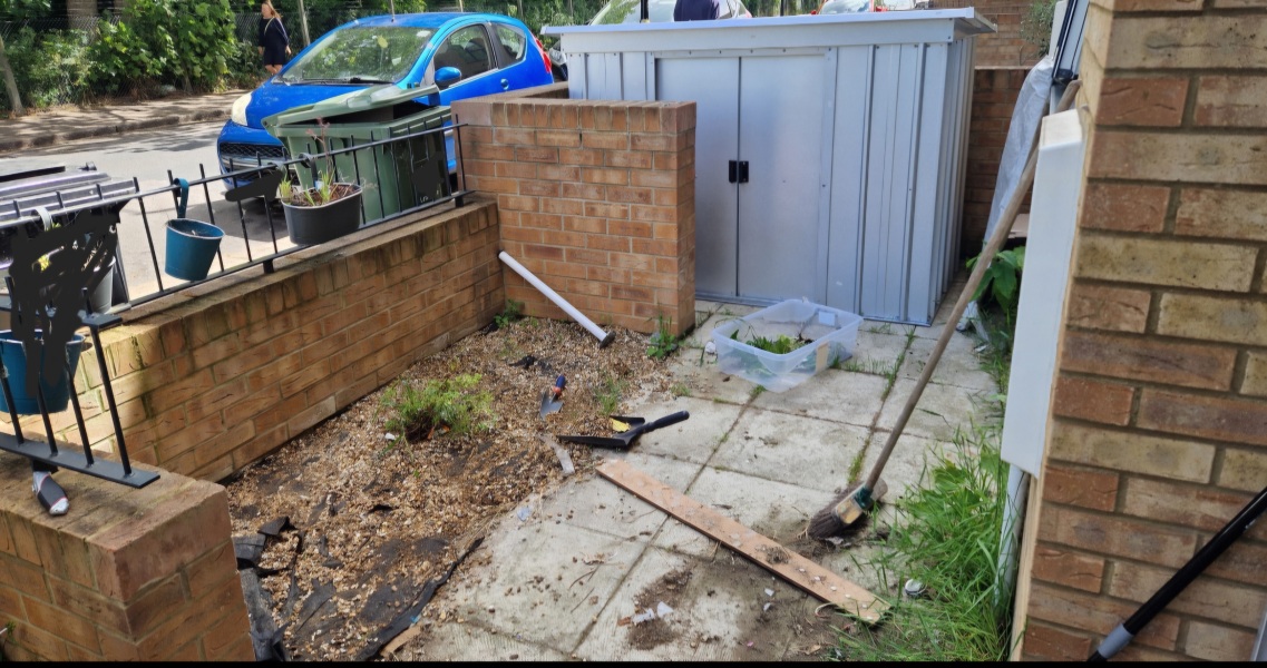 Garden before and after (pics)