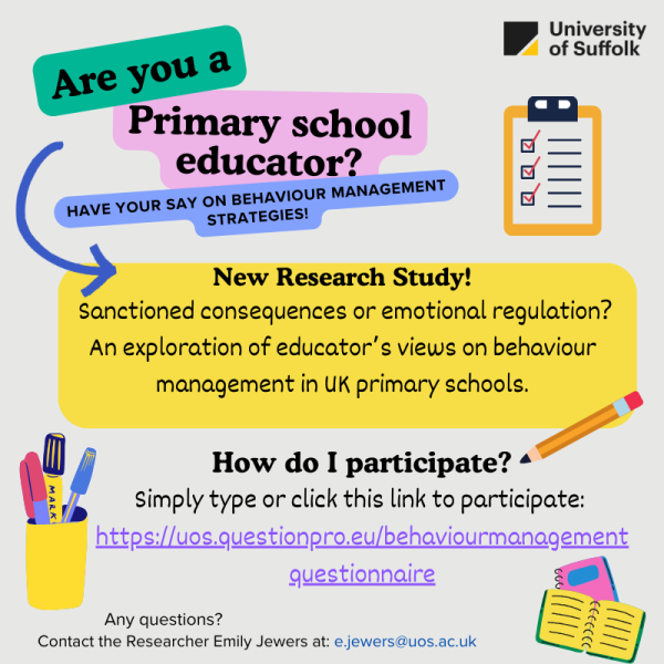 Behaviour Management in Primary Schools – Teachers and TAs Have Your Say!