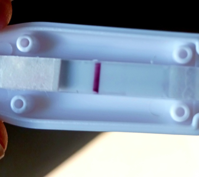 Late period and doubtful pregnancy test... opinions??