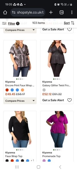 Where can I find tops like Kiyonna?