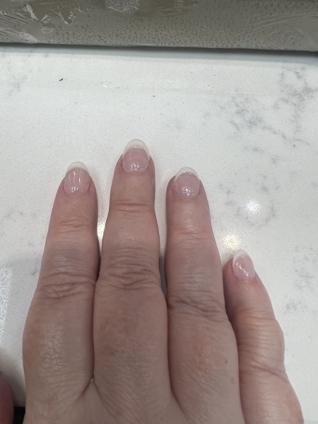 To be disappointed with this gel manicure?