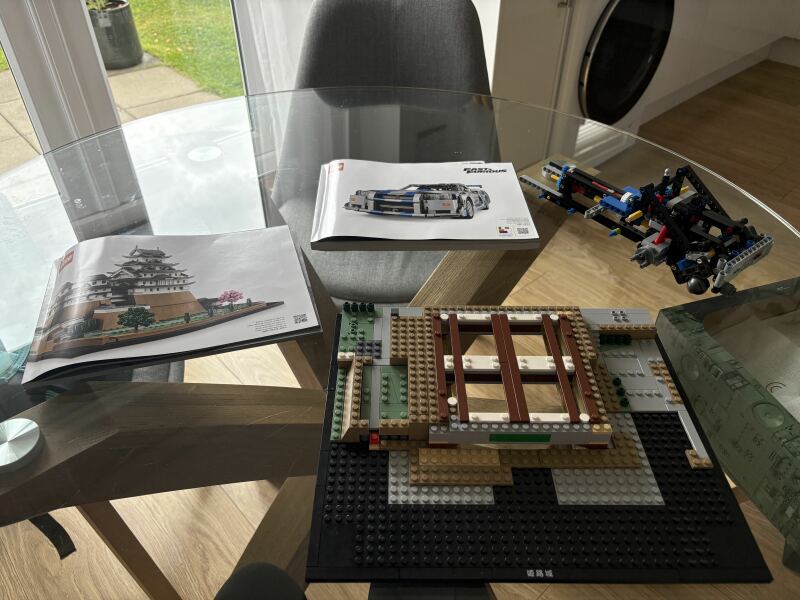 To show me your Lego collection?
