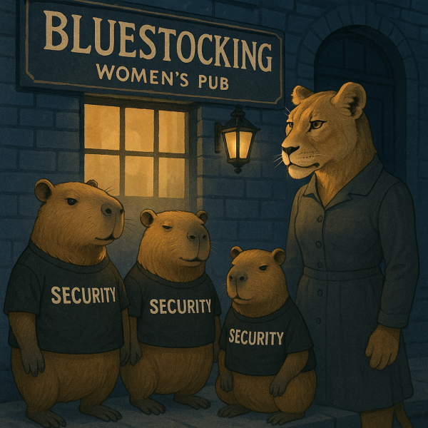 The Bluestocking Women’s Pub - The Return of Salad and the Lion