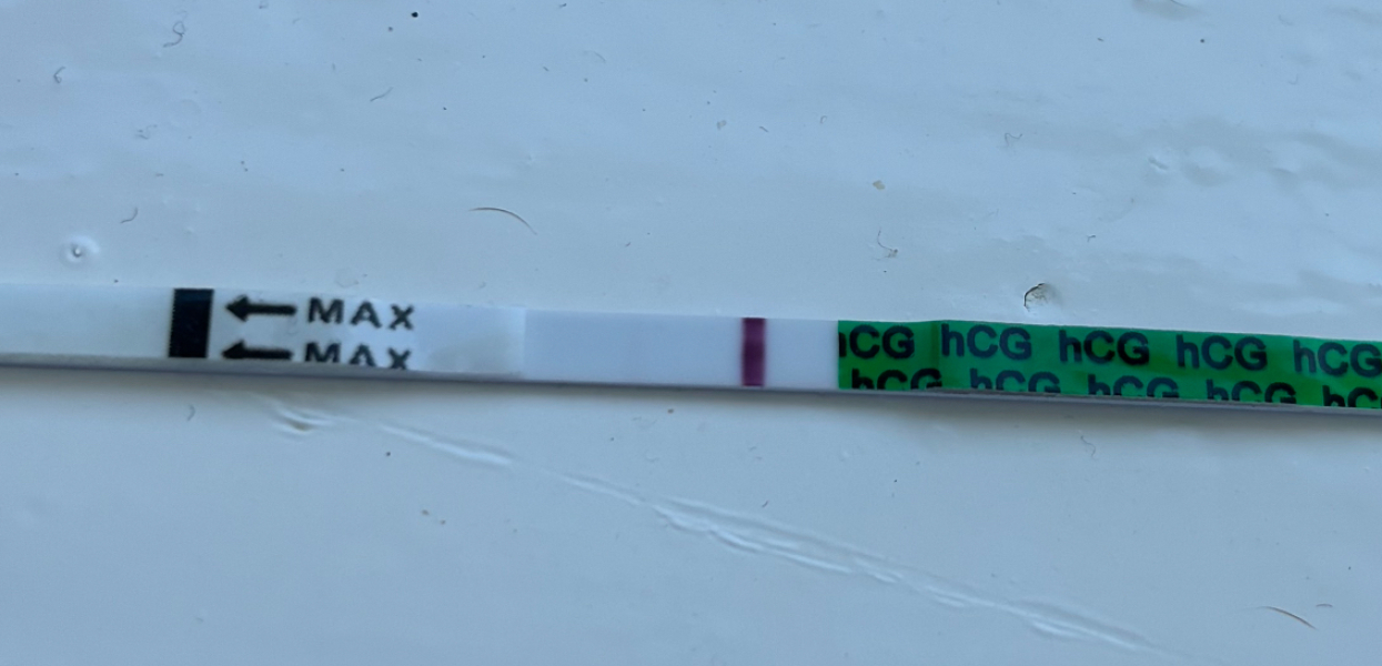 Evap line or VVV faint positive ?