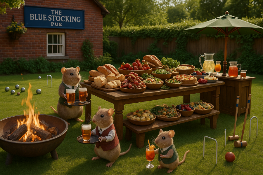 The Bluestocking Women's Pub, where brains can exist in a single state