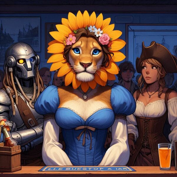 The Bluestocking Women's Pub, where brains can exist in a single state