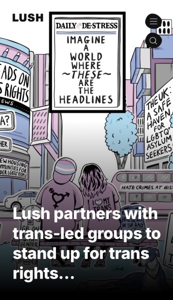 Lush - Trans campaign