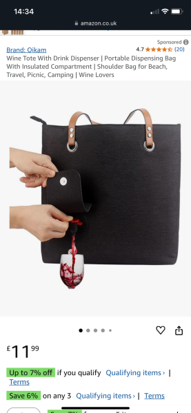 To open the box of wine and crack on….