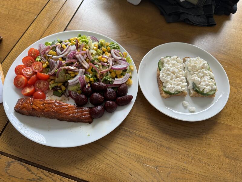 Just for fun-let’s critique our lunches