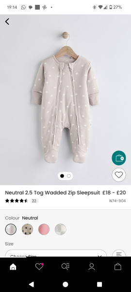 Baby’s head and sleeping bags !