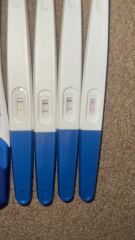Pregnancy tests getting lighter at 5 weeks