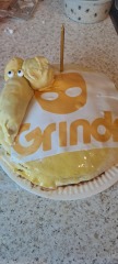 How can I make this 'Bulge Cake' look more realistic?