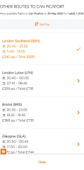 How much would you pay for 7 nights in the Balearic Islands, self catering? (You and an almost 2 yr old)