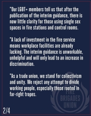 The Fire Brigade Union on the right side of history