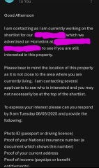 If I am offered a viewing for a Home-Link property, does that mean I've secured it?