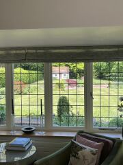 What would you put up here, curtains? Blinds?