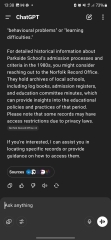 How do I find  out why I went to SEN school.