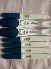 Pregnancy tests getting lighter at 5 weeks