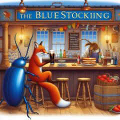 The Bluestocking Women's Pub, where brains can exist in a single state