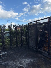 Should I claim off neighbour's insurance after a fire?