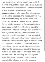 Is it normal for a masseur to offer "extras"?